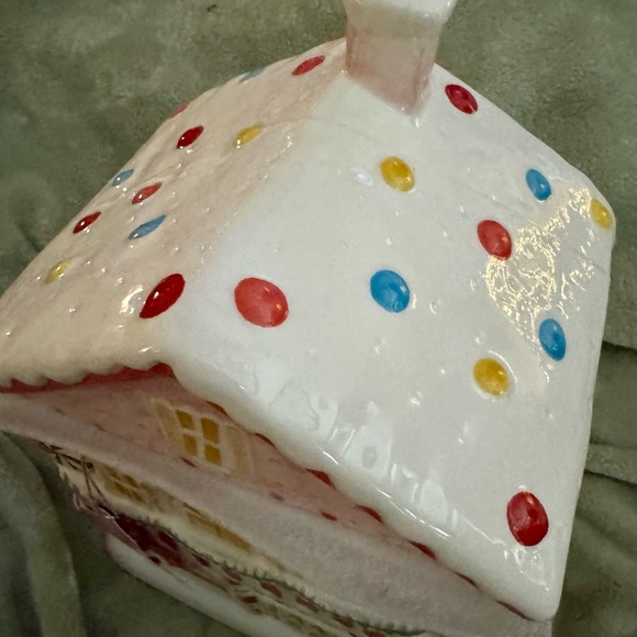 12 STRAWBERRY ST. CHRISTMAS HOLIDAY GINGERBREAD CANDY HOUSE COOKIE JAR/CANISTER - Picture 6 of 14